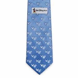 Walt Disney World Mickey Blue Icon Tie